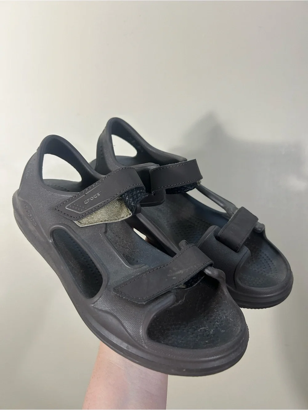 Crocs Kids Swiftwater Expedition Brown Water Sandals Size Youth 6